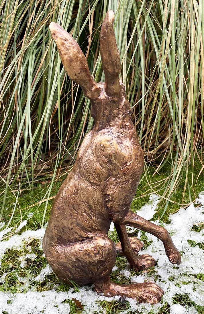 Bronze Seated Hare Harley-5 : Escar UK Bronze
