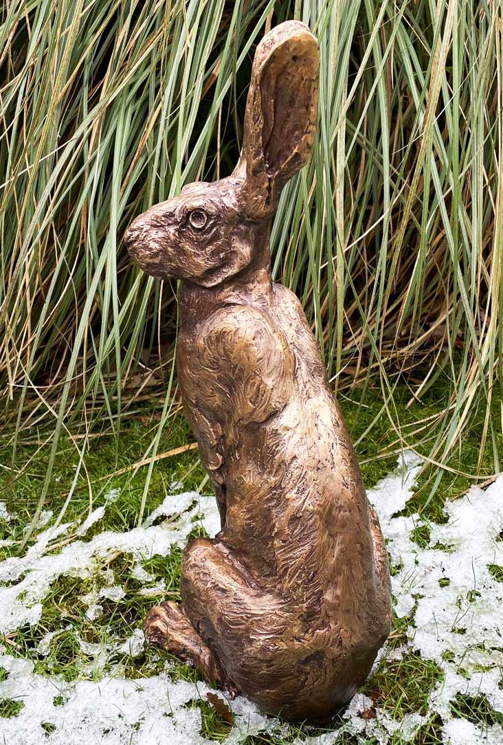 Bronze Seated Hare Harley-6 : Escar UK Bronze