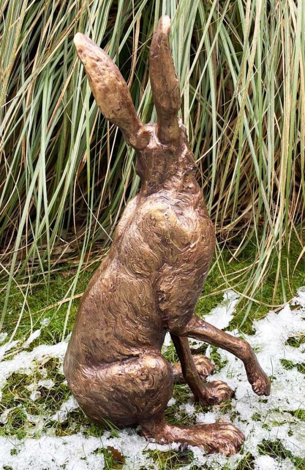 Bronze Hare : Harley the Seated Hare - Image 7