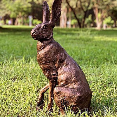 Bronze Seated Hare Harley : Escar UK Bronze