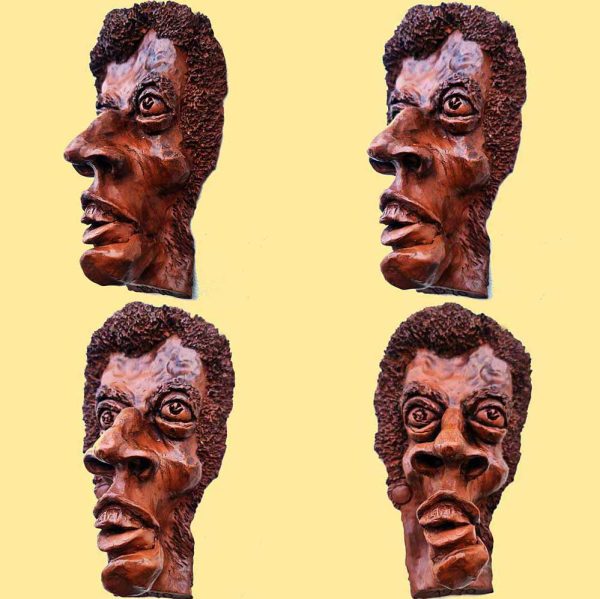 Bronze Art : Escar Art Mask : Brown - Image 7