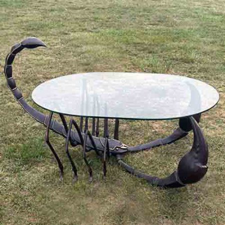 Bronze Modern Art Scorpion Table : Escar UK Bronze