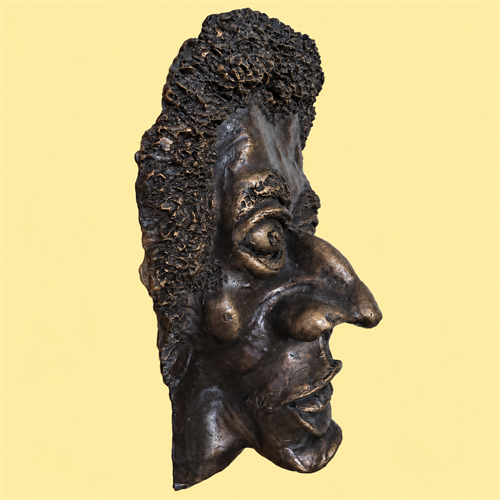 Escar Art Mask Sculpture-7 : Escar UK Bronze