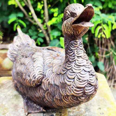 Bronze Birds : Duck : Dewey Seated