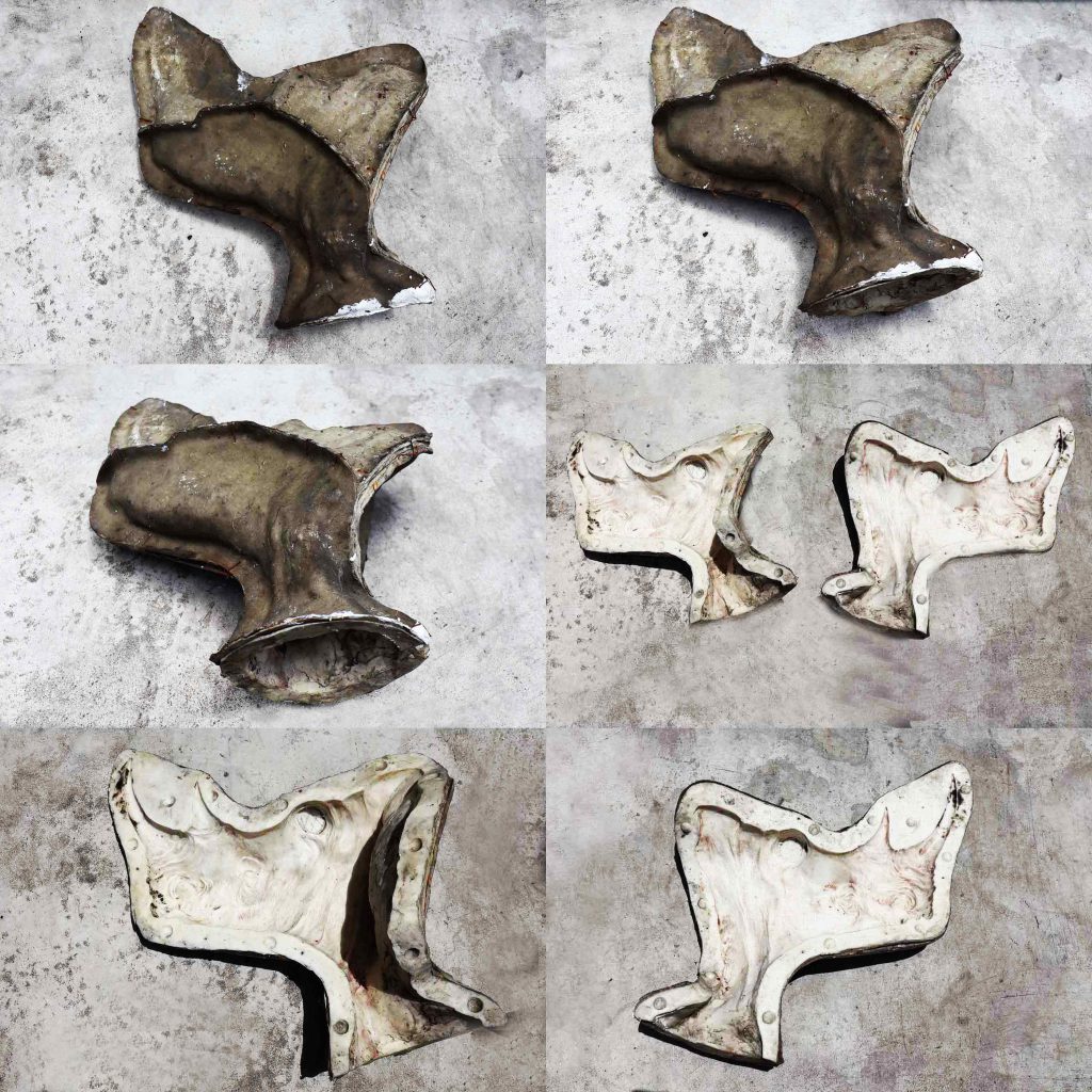 Closed and Open Mould : Escar UK Bronze