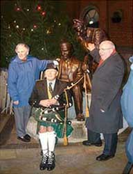Bronze-Commissioned Statue : Jack Judge : The Unveiling : Escar UK Bronze