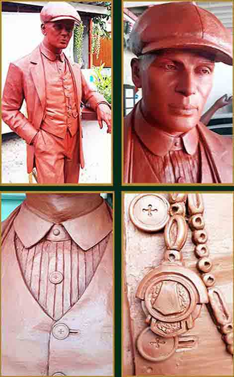 Bronze Commissioned Statue : Peaky Blinders ; The Wax Model : Escar UK Bronze