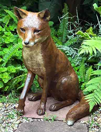 Bronze Fox : Seated Fox : Jeffie - Image 2