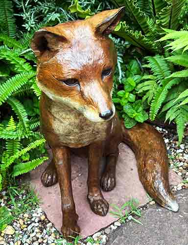 Bronze Fox : Seated Fox : Jeffie - Image 3